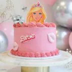Barbie taart