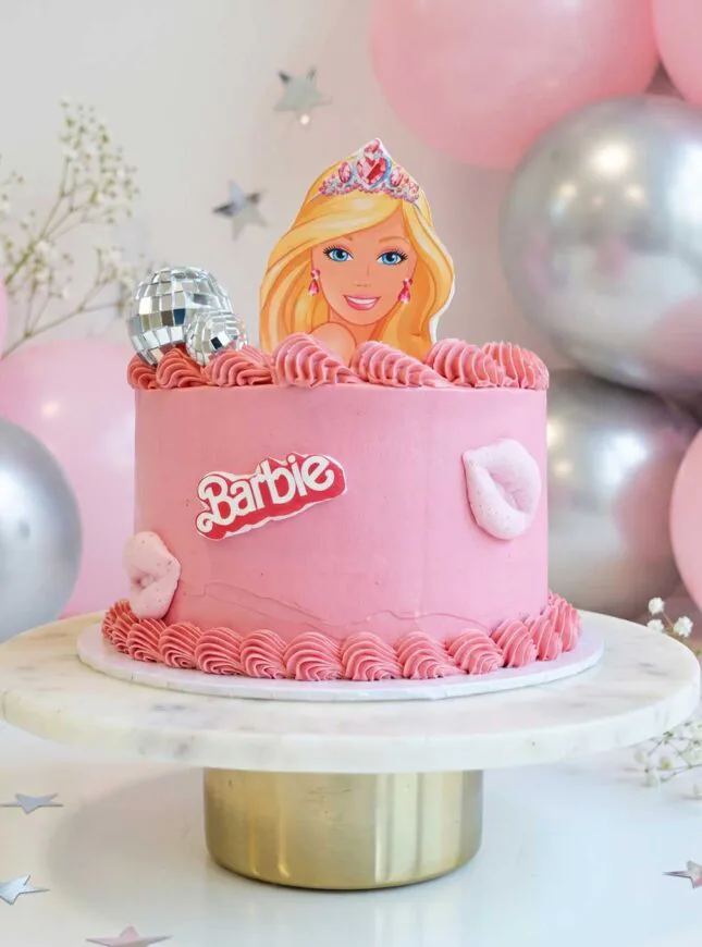 Barbie-taart Barbie taart