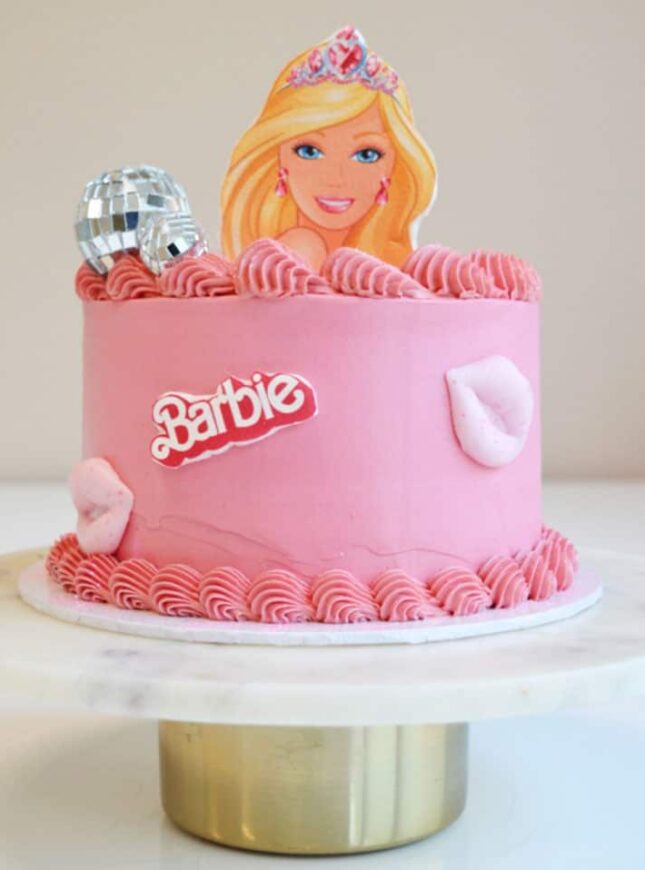 Barbie-taart Barbie taart