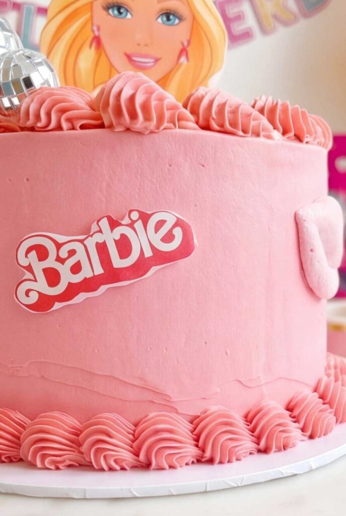 Barbie taart