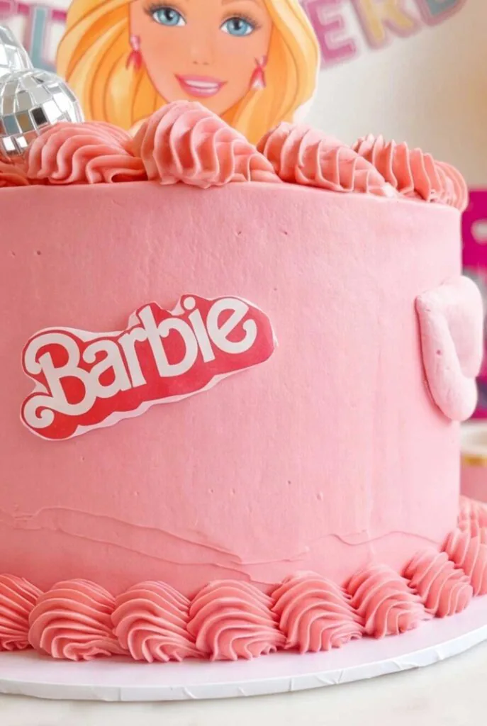 Barbie taart