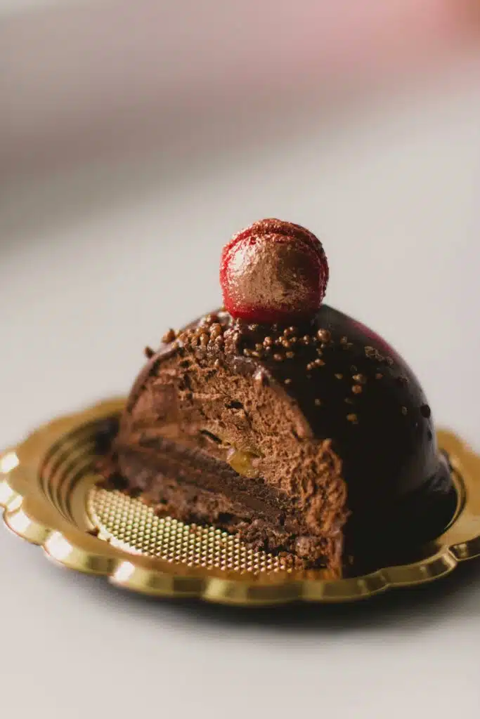 Mono mousse gebakjes