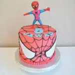 Spiderman taart