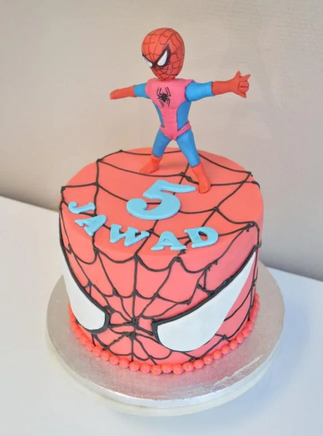 Spiderman-taart-3 Spiderman-taart-3