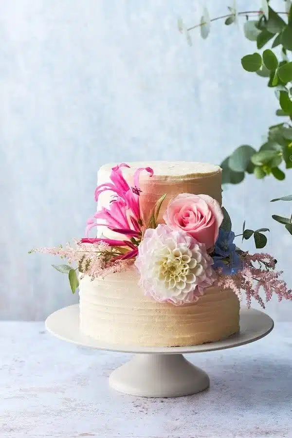 Kamile Kave wPerfect Pastry Wedding cake 1