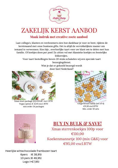 zakelijk kerst aanbod