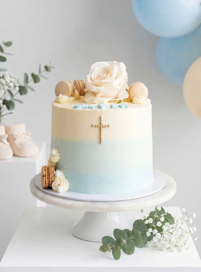 Blauw-doop-taart Blauw-doop-taart