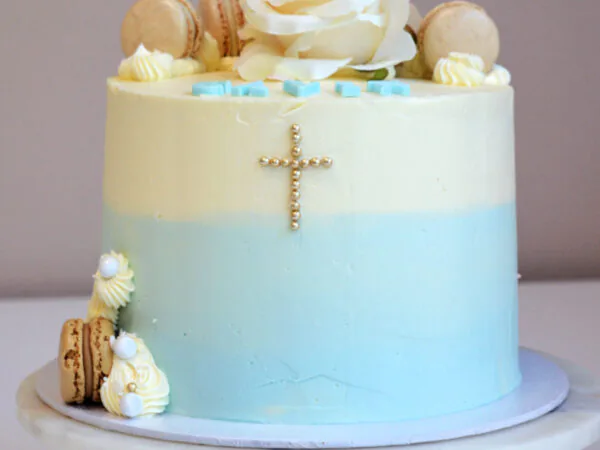 doop-taart-blauw-wit