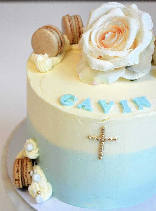 baptism-taart-details doop-taart-kruis-jongen