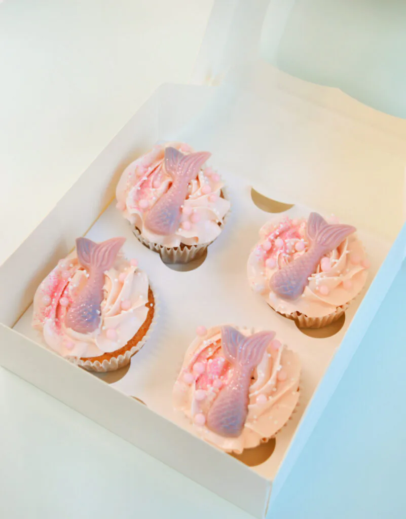 Zeemeermin cupcakes