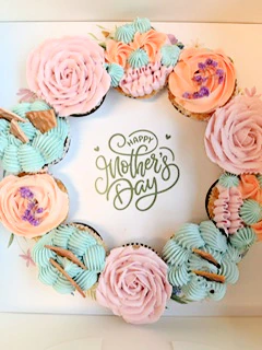Moederdag cupcakes doos, 10 st