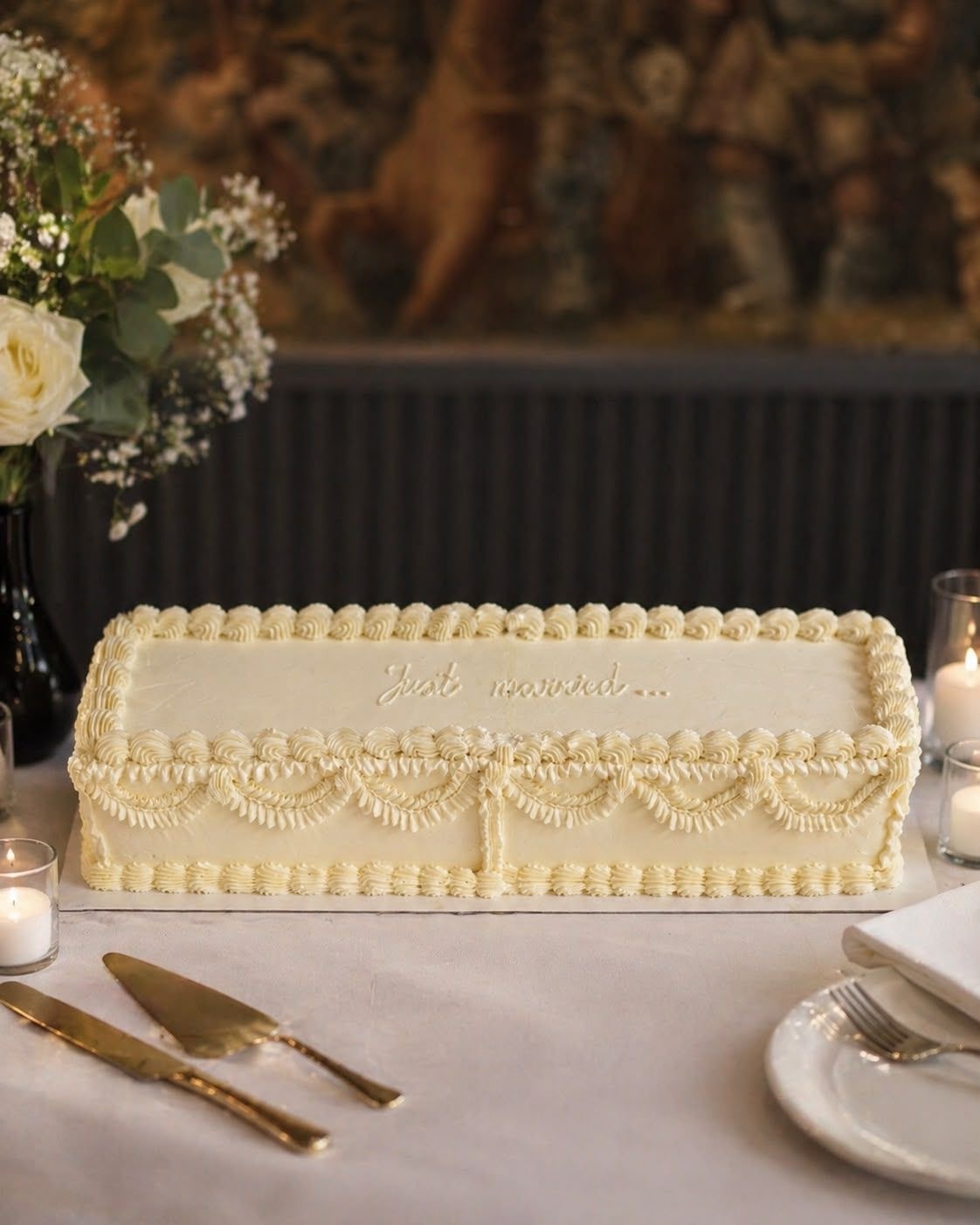 Long Cake Wedding