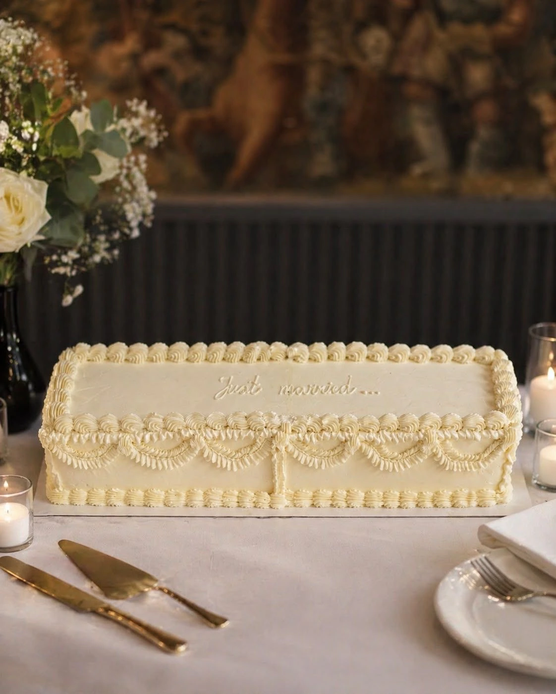 Long Cake Wedding