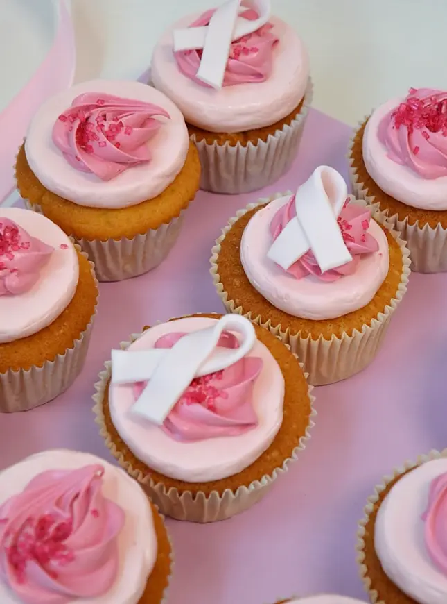 roze cupcakes borstkanker lintje roze cupcakes borstkanker lintje