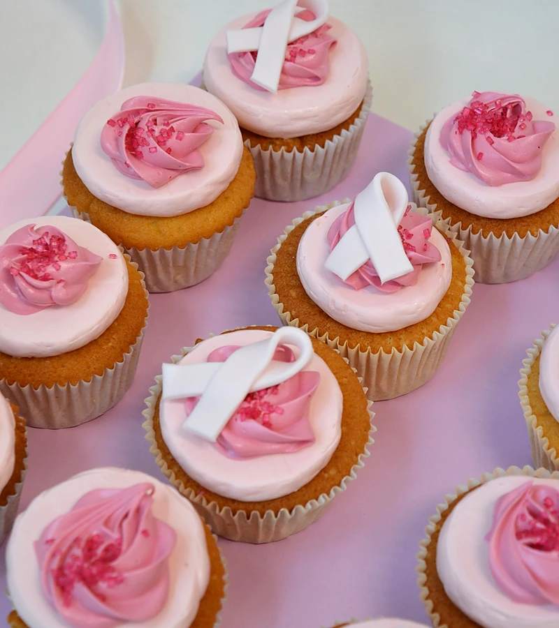 Pink ribbon cupcakes actie- 13 oktober t/m 30 oktober- alleen te bestellen in deze periode